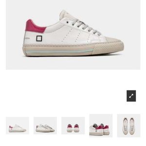 D.A.T.E. woman LINEA white leather sneakers